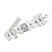 BonnyGirl Boutique Baby Girls Toddler Hair Bow Clips Barrettes with Hair Bows Holder (White)