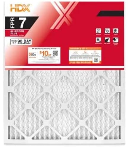 thumbnail image 2 of HDX 16x20x1 Pleated Air Filter, FPR 5 / MERV 8, 12-Pack For HVAC/Furnace 2 of 4
