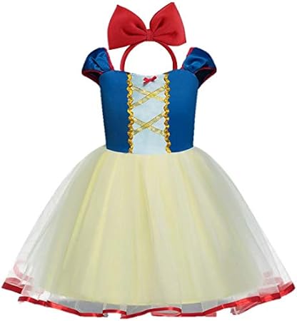 Amazon Taitas プリンセス ドレス コスプレ 子供 ワンピース チュール 110 白雪姫２ キッズコスチューム おもちゃ