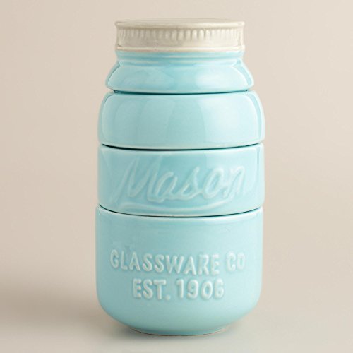 Mason Jar Measuring Cups (Blue) by World Market