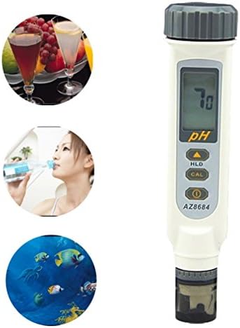 AZ Digital PH Meter,Big LCD Waterproof pH Pen,High Accuracy Household PH Tester for 2-12 Water Quality Test
