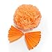 Paper Pom Pom, 18 Pcs Colored Tissue Paper Pom Pom Flower Ball Decoration, 6 Colors of 12 Inch, 10 Inch, 8 Inch