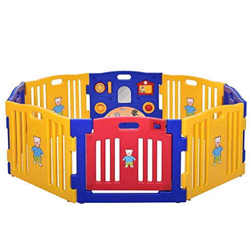 4 JAXPETY+Playpen+Safety+Center+Outdoor