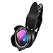 AMIR Phone Camera Lens, Upgraded Version Compatible iPhone 7 Plus Lens 110° Super Wide Angle Lens + 20X Macro Lens (Attached Together) Compatible with iPhone X / 7 Plus / 8, Most Smartphone