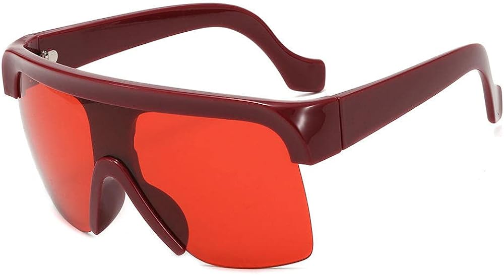 Lunettes LOOK NEW MARLOW 6360 Rouge Multicolore Ovale — Neuves Sans étiquette, Monture Métal/acétate