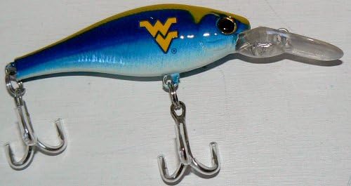 NCAA Officially Licensed University of West Virginia Mountaineers Sports Collector's Series Minnow Fishing Lure