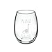 Funny Winosaur Wine Glass 15oz - Unique Gift Idea for Her, Mom, Wife, Girlfriend, Sister, Grandmother, Aunt - Perfect Birthday Gifts for Women - Present For Her