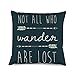 decorbox Quotes with Arrow Throw Pillow Covers Decorative Cushion Cover (16 inch, Hearts)