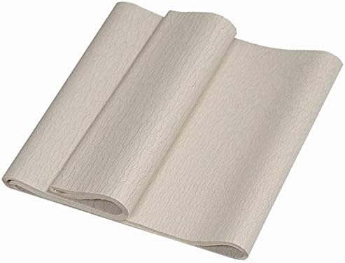 QJiang Chinese Calligraphy Thicken Rice Paper Handmade Traditonal Technique Half Ripe Xuan Paper Water Pattern Style for Brush Writing Watercolor Drawing Kanji Painting Practice(20 Sheets,132x33cm)
