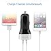 USB C Car Charger, Archeer 5.4A Dual USB Car Charger, Portable Travel Charger with USB Type-C and Standard USB A Outputs for LG G5, Nexus 5X, Nexus 6P, Lumia 950XL
