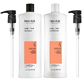 System 4 Shampoo Cleanser and Scalp Therapy Conditioner, 33.8 floz with Pumps for Men and Women