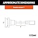 CURT 56080 7-Foot Vehicle-Side Truck Bed 7-Pin Trailer Wiring Harness Extension