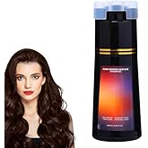 Hair Dye Shampoo, Hair Care, Hair Care Instant Dye Shampoo, Natural Hair Color Shampoo for Gray Hair Coverage, Suitable for Women & Men (Dark Brown)