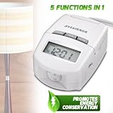 Sylvania SA135 10 Amp Table-Top Timer with Motion Sensor and Alarm