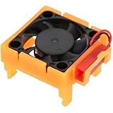 Powerhobby Cooling Fan for Traxxas Velineon ESC VXL-3 / VXL3 Orange FITS : 4-Tec 2.0 Bandit Rally Rustler VXL Slash 2wd / 4x4 Stampede 4x4 VXL