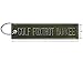 Military Golf Foxtrot Yankee Keychain Tag with Key Ring, EDC for Servicemen, Car, Motorcycle