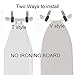 YYST Ironing Board Wall Holder Wall Hanger Wall Mount Wall Rack - No Ironing Board