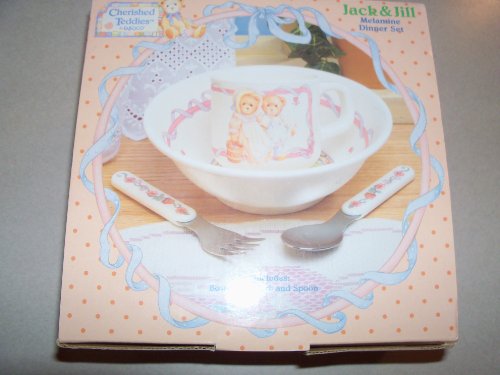 Cherished Teddies Jack & Jill Melamine Dinner Set 242667