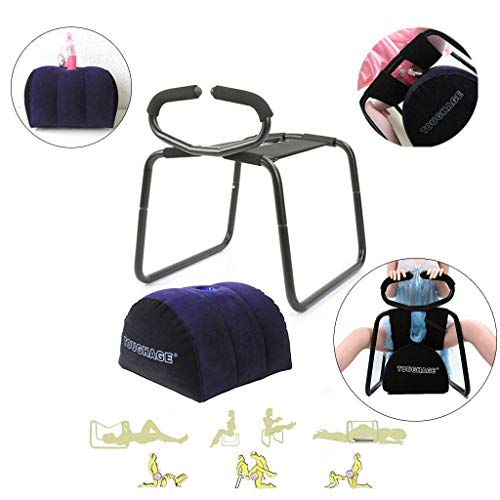 Flexmus Sexy Chair Toy Multifunctional Bounce Elasticity Pillow Stool with Cushion for Women, Different Positions to Relax and Massage Body, Fun and Surprising Gift for Couples – Ship from US