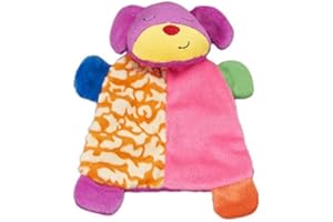 SPOT Lil Plush Blanket Dog Toy - Soft Fabric with Squeaker and Crinkle, Perfect for Cuddling, Anxiety Relief, Soothing Comfort, Great for Small Dogs and Puppies - 7in, Assorted Colors