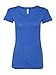 Bella 8413 Womens Triblend Short Sleeve Tee - True Royal Triblend44; Large