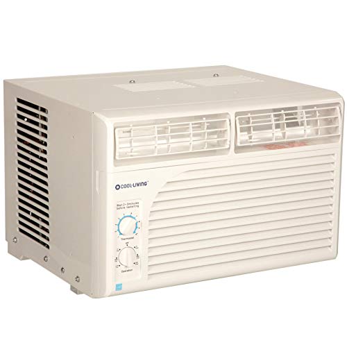 Cool Living 5,000 BTU 9.7 EER 115V Window Mount Room Air Conditioner AC Unit