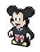 PDP Pixel Pals Kingdom Hearts Mickey Collectible Lighted Figure, 878-056-NA-MICK - Not Machine Specific