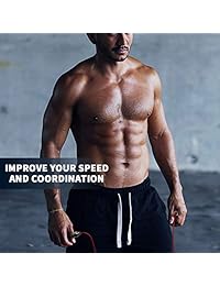 Redipo Speed Jump Rope - Fitness Skipping Exercise 360° Spin -Self-Locking  Weighted, Screw-  Design, Silicone Grip - High Speed Jump Rope for Boxing, Workout, MMA Fitness Training