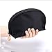 2 Pcs Small Travel Clutch Makeup Cosmetic Bag Set For Purse Handy Compact Cosmetic Storage Pouch Organizer For Women Teens Girls (black)