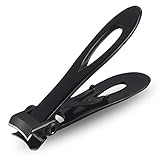 Wide-opening Jaw Deluxe Large Nail Clipper, Stainless Steel Sharp Sturdy Toenail Clippers for Thick Nails