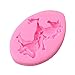 HENGSONG 3D Unicorn Silicone Cake Fondant Mold Chocolate Baking Cookie Mould Decor Pink
