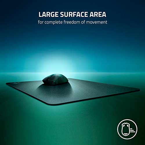 Razer-Acari-Alfombrilla-para-raton-con-minima-friccion-para-optima-Velocidad-y-Deslizamiento-Superficie-rigida-Texturizada-granular-Diseno-Fino-Base-Antideslizante-Negro