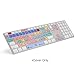 LogicSkin Adobe Premiere Pro CC Keyboard Cover Compatible with Apple Keyboard with Numeric Keypad - LS-PPROCC-M89-US