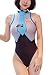 Lucky2Buy Women's Cute D.va Cosplay High Cut Leotard Lingerie One-Piece Bodysuit Teddy (Hatsune Miku)