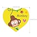 Valentine Heart Stickers for Kids Animal Stickers., 3 Rolls Adhersive Stickers with 18 Different Design, Pack of 300