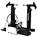 Bike Trainer Stand, Indoor Magnetic Bicycle Exercise Trainer Quiet Noise Reduction Stationary Bike Stand w Wider 8 Levels Resistance/Quick Release and Front Wheel Block