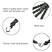 Lufee 10 Pairs Military Boot Band Straps,Blousing Garters Elastic Boot Bands with Metal Hooks for Navy Army and Air Force