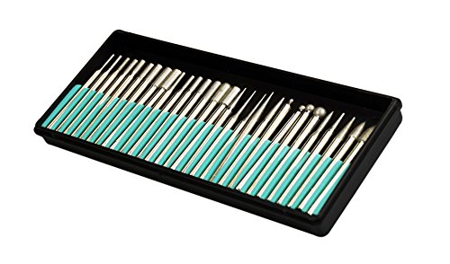 SE 8230DD40 30-Piece Set of Assorted Diamond Burrs, 400 Grit