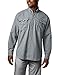 Columbia Men’s PFG Bahama™ II Long Sleeve Shirt, Cool Grey, Small