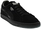 PUMA Men's Suede Classic Mono Reptile Fashion Sneaker, Black Silv, 10 M US