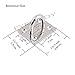 FYTRONDY Screws Mount Stainless Steel Ceiling Hook Hanger (4 in Pack)