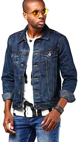 ABOF Men's Varsity Jacket (BOA18AMCWJK1038253_Blue_M)