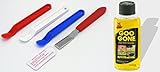 Goo Gone Removal Fluid (2oz) + Scotty Peeler Label & Sticker Removers (3 Original, 1 Metal) - [Bundle]