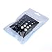 JewelrieShop Stainless Steel Round Ball Studs Cubic Zirconia Studs Earrings Faux Pearl Earrings Set for Women - hypoallergenic earrings (8 Pairs / 18 pairs)