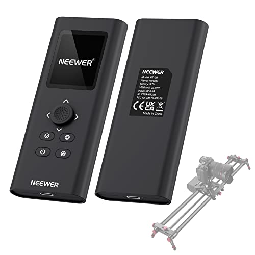 NEEWER Upgraded 2.4G Remote Control for Motorized Camera Slider, Support Video Mode, Time Lapse Photography for Carbon Fiber Dolly Rail Slider NEEWER VS-80WC/100WC, ER1-120/100/80 （RT-08）