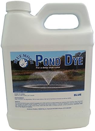 American Royal Pond Dye, Koi Pond,Lake dye,Water Fountain dye,Pond Algae controll,diluted - 1 Quart