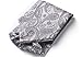 SetSense Men's Ascot Floral Paisley Jacquard Woven Cravat Tie ,Gray / Silver,One Size