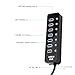 Superspeed Usb Hub 3.0 Powered 7-Port 1 Charging Port with Power Adapter