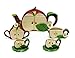 Hands & Hearts Unique Design Porcelain Miniature Tea Set -Half Apple Tea Set- for Home, Fairy Garden, Mini Garden, and Dollhouse Decoration, Collectible Item. (Half Apple)