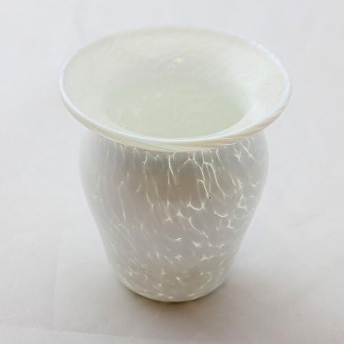 Handblown Glass Mini Vase- White